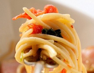 Menu55 - Spaghetti Shrimps